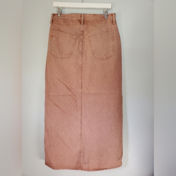 Women's Denim Maxi Skirt - Universal Thread Clay Pink - Picture 4 of 5